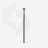 Diamond nail drill bit, “ball”, red, head diameter 3,5 mm