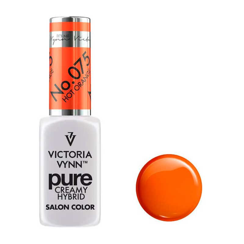 VICTORIA VYNN PURE CREAMY HYBRID 075 Hot Orange - 8 ml