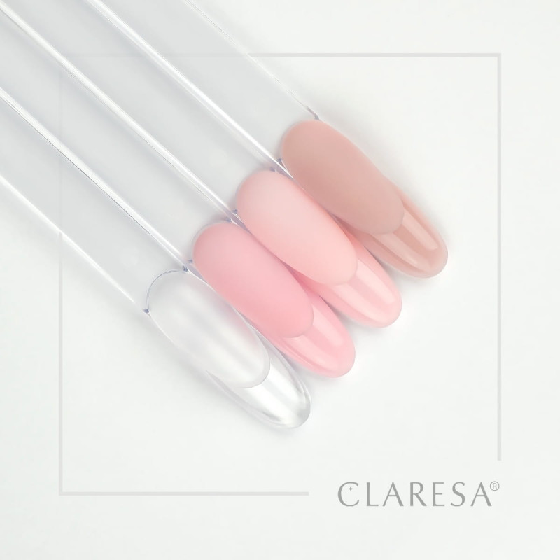 Гель для наращивания Claresa SOFT&EASY, milky pink