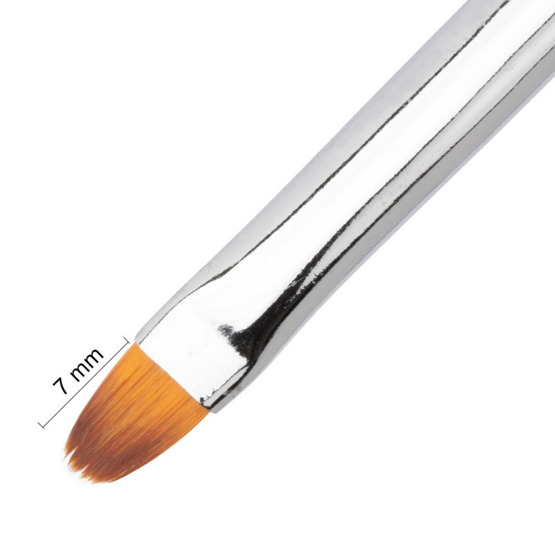 Acrygel and Gel Brush MollyLac Pro Gel Rainbow 7mm Nr 3
