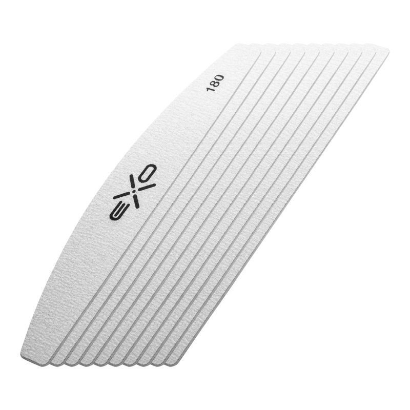 Ühekordne poolkuu küüneviili kleebis EXO, 180 grit (10 tk)