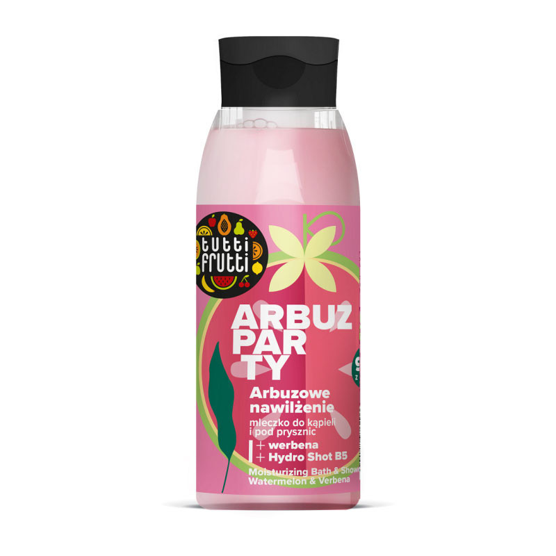 Moisturizing bath & shower milk Watermelon & Verbena Farmona Tutti Frutti 400 ml