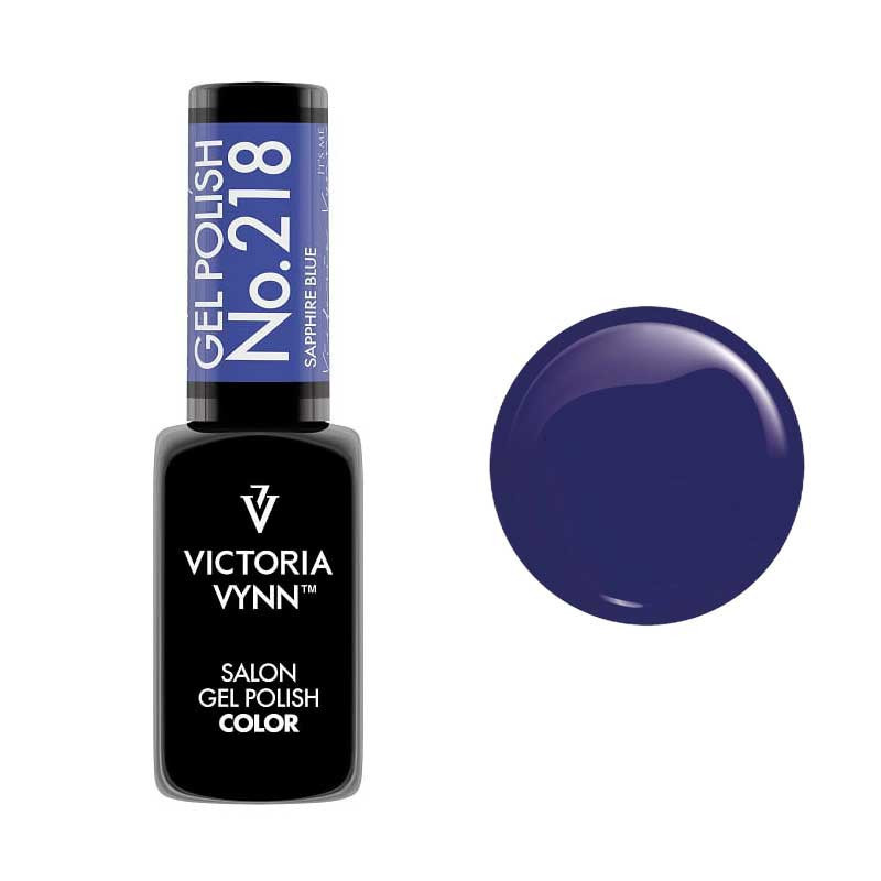VICTORIA VYNN Gel Polish Color No. 218 Sapphire Blue - 8 ml