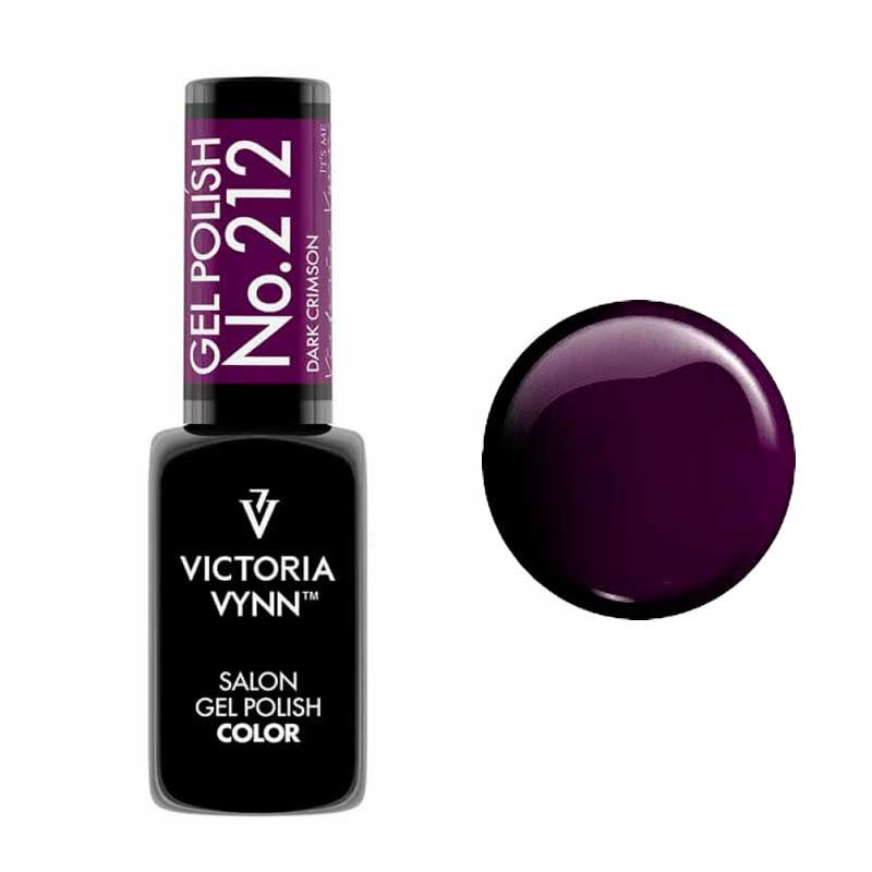 VICTORIA VYNN Gel Polish Color No. 212 Dark Crimson - 8 ml