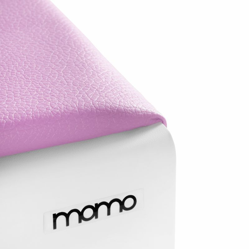 Maniküüri käetugi MOMO roosa valgega