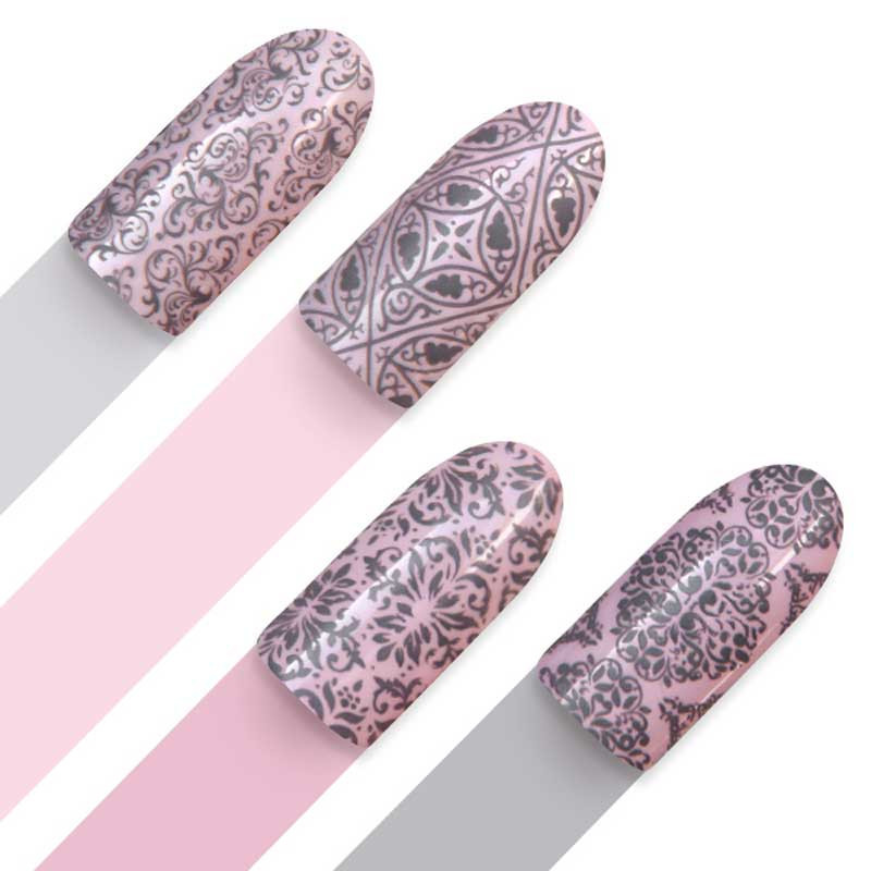 Tembeldamise plaat Moyra - Damask drapery 2 - 43