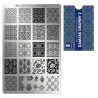 Tembeldamise plaat Moyra - Damask drapery 2 - 43