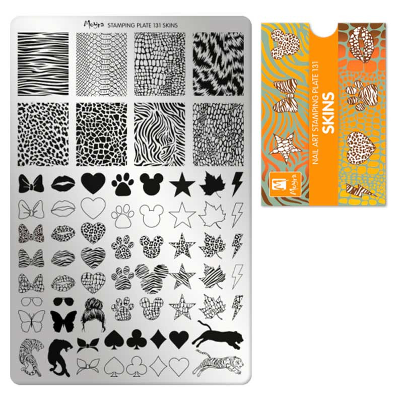 Stamping plate Moyra - Skins - 131