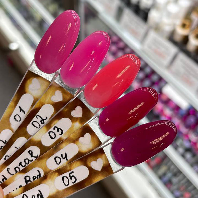 Acrygel Moyra Fusion Colour nro 05 Marjanpunainen - 15 g