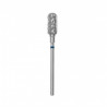 Carbide nail drill bit Staleks, “cylinder”, blue, head diameter 6 mm/ working part 14 mm