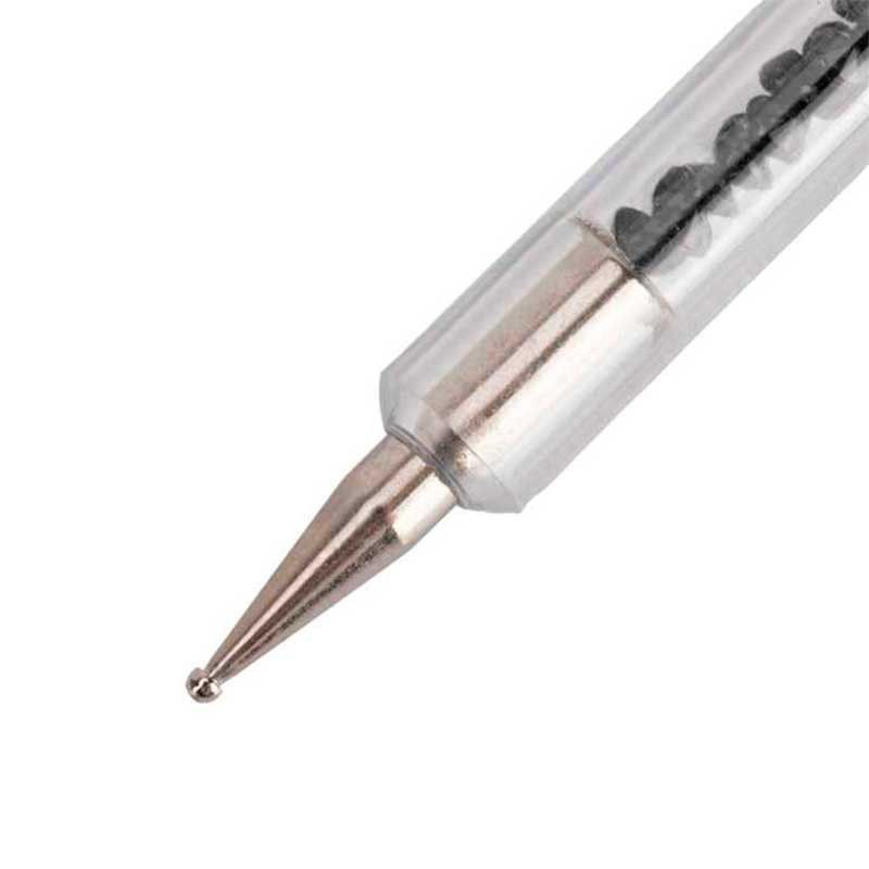 Küünte pintsel 2in1 MollyLac must, 9 mm