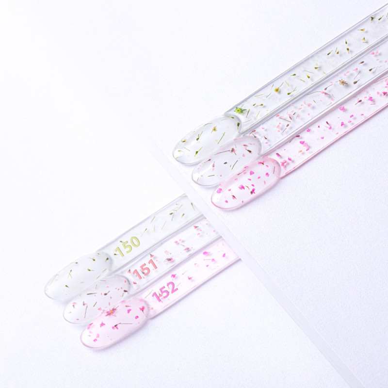Гель - лак с сухоцветами Molly Nails Flowers Nails Hema/di-Hema free - 8g, Nr 151