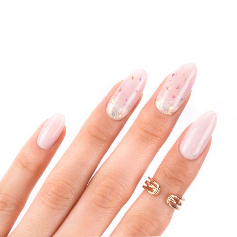 Гель - лак с сухоцветами Molly Nails Flowers Nails Hema/di-Hema free - 8g, Nr 151