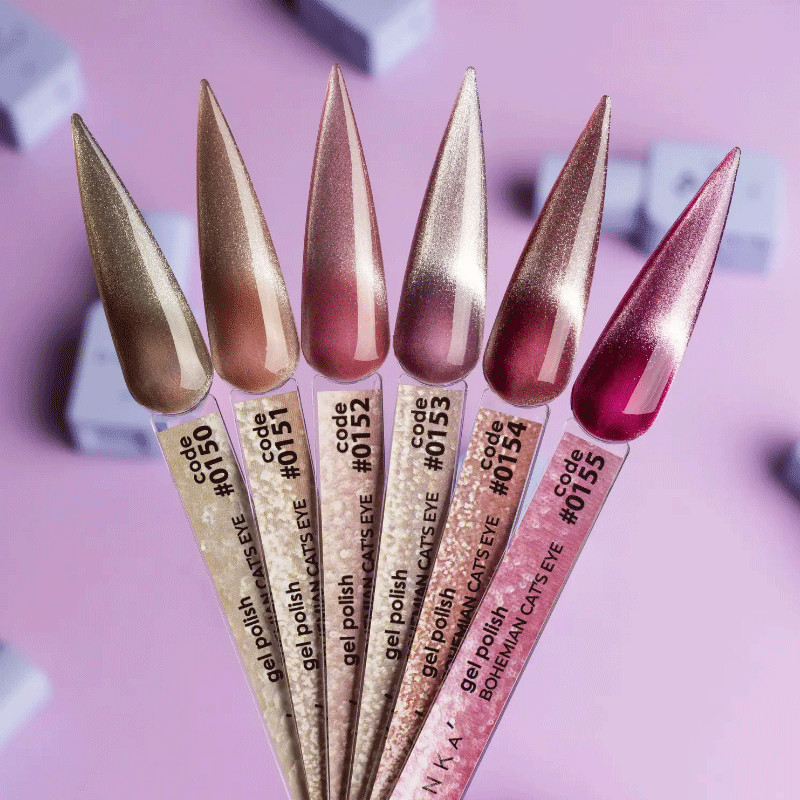 Цветной гель-лак Bohemian Cat Eye DNKa No. 0155 - 12 ml