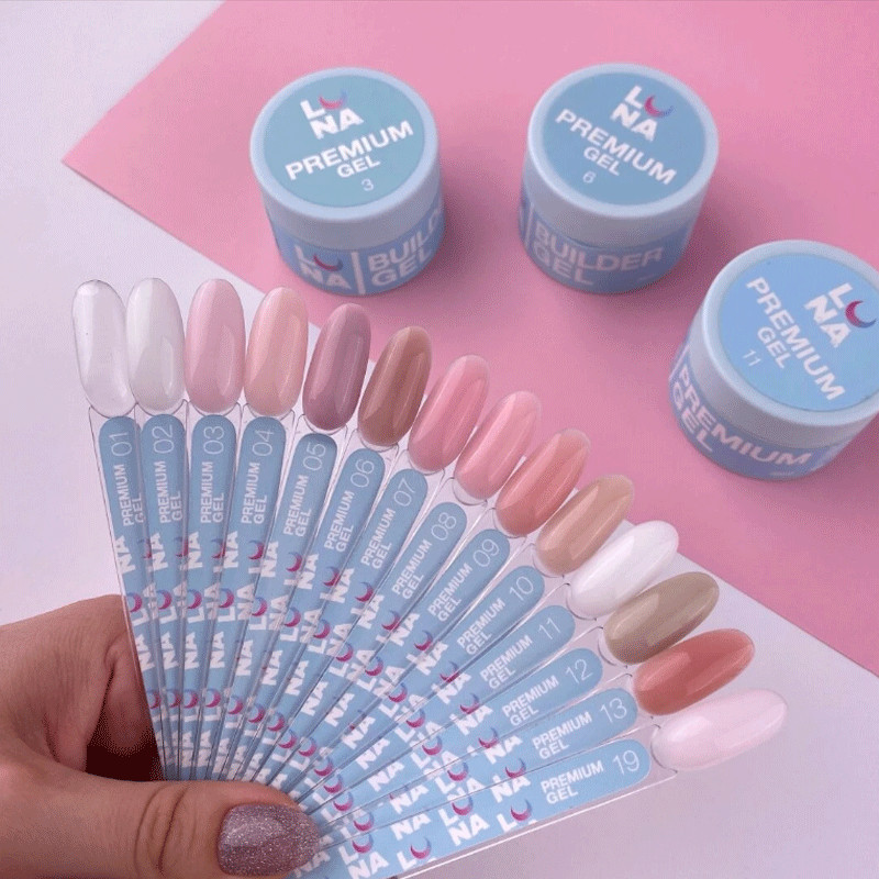 Ehitusgeel Lunamoon Premium Gel Nr 17 - 15ml