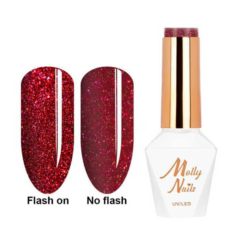 MollyLac Duo vilkkuvat valot Deep Desire 8 ml Nr 605