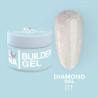 Ehitusgeel Lunamoon Diamond Gel Nr 1 - 15ml