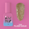 Pealislakk Lunamoon Top Flash Gold  - 13ml