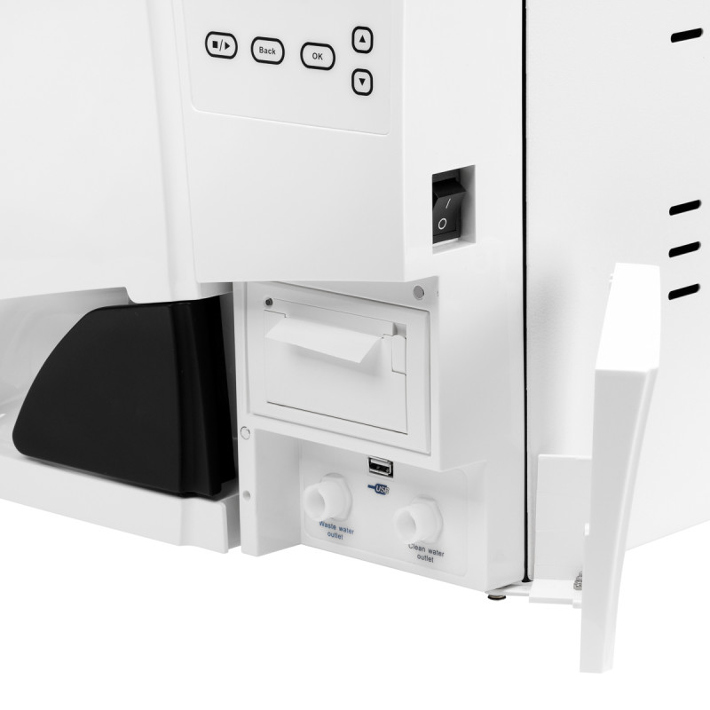 Lafomed autoclave premium line lfss23aa lcd with 23l class b medical printer
