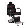 Gabbiano barber chair patrizio black