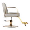 GABBIANO HAIRDRESSING CHAIR ACRI GOLD - BEIGE