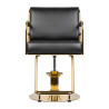 GABBIANO HAIRDRESSING CHAIR PRATO GOLD - BLACK