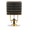 GABBIANO HAIRDRESSING CHAIR PRATO GOLD - BLACK