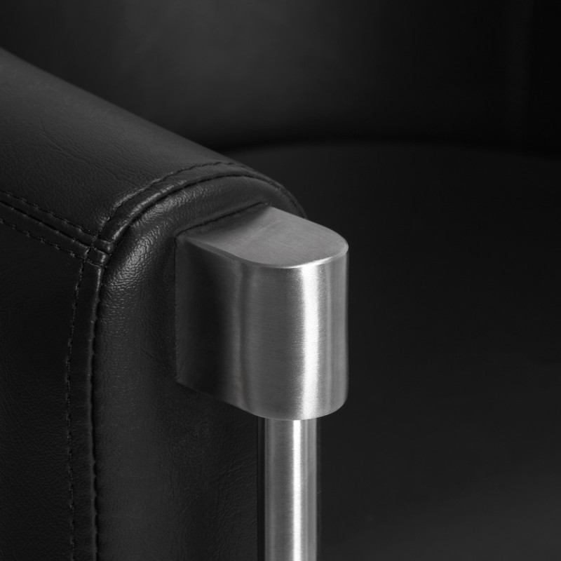 Gabbiano hairdressing chair Burgos black
