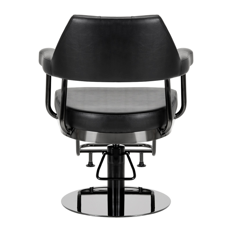 Gabbiano hairdressing chair Granda black