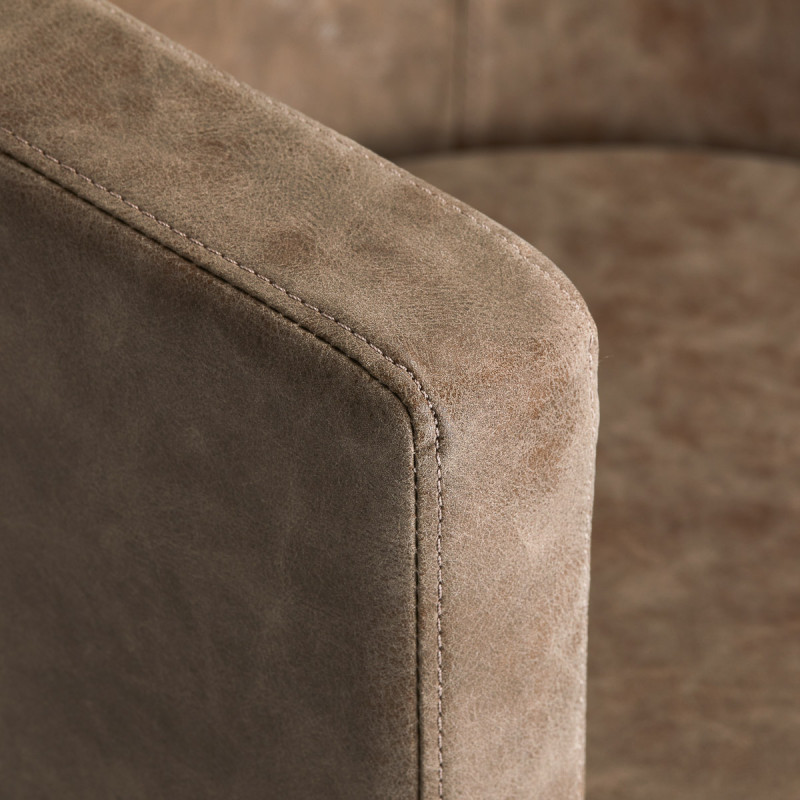 Hairdressing chair Gabbiano Roma old Brown