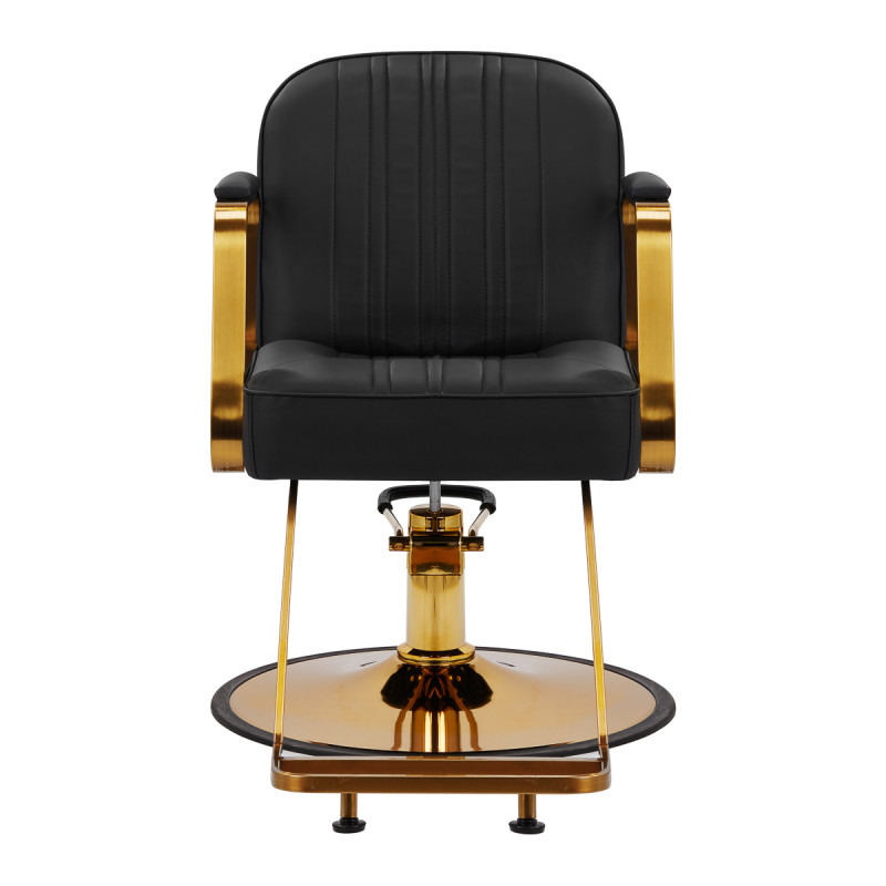 Gabbiano Acri hairdressing chair gold – black