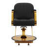 Gabbiano Acri hairdressing chair gold – black