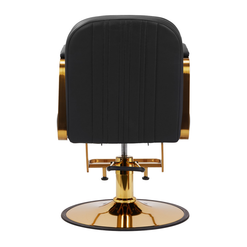 Gabbiano Acri hairdressing chair gold – black