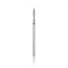 Diamond nail drill bit, “flame” , blue, diameter 2,1 mm/ working part 8 mm HEAD