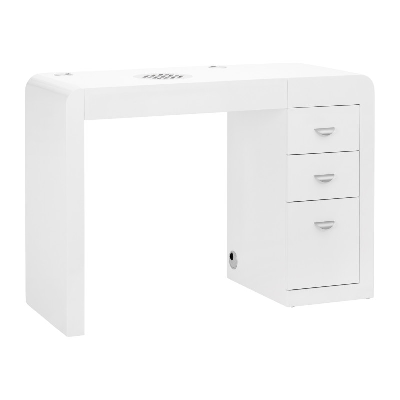 Cosmetic desk 312 white left