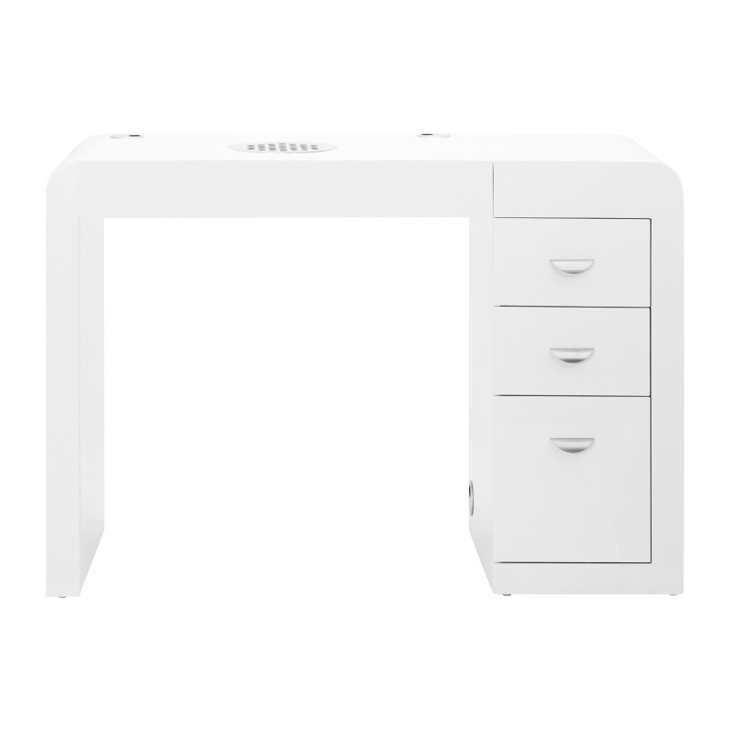 Cosmetic desk 312 white left