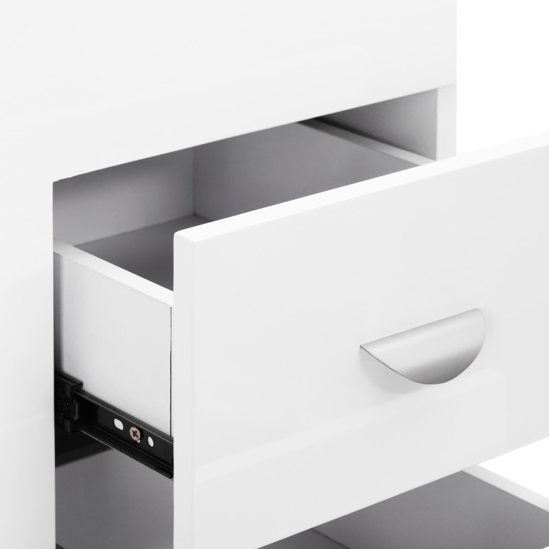 Cosmetic desk 312 white left