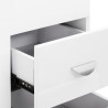 Cosmetic desk 312 white left