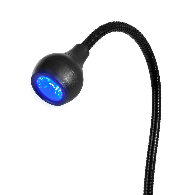 Geelikuivauslamppu Glow UV Snake, musta