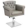 Gabbiano gray berlin barber chair