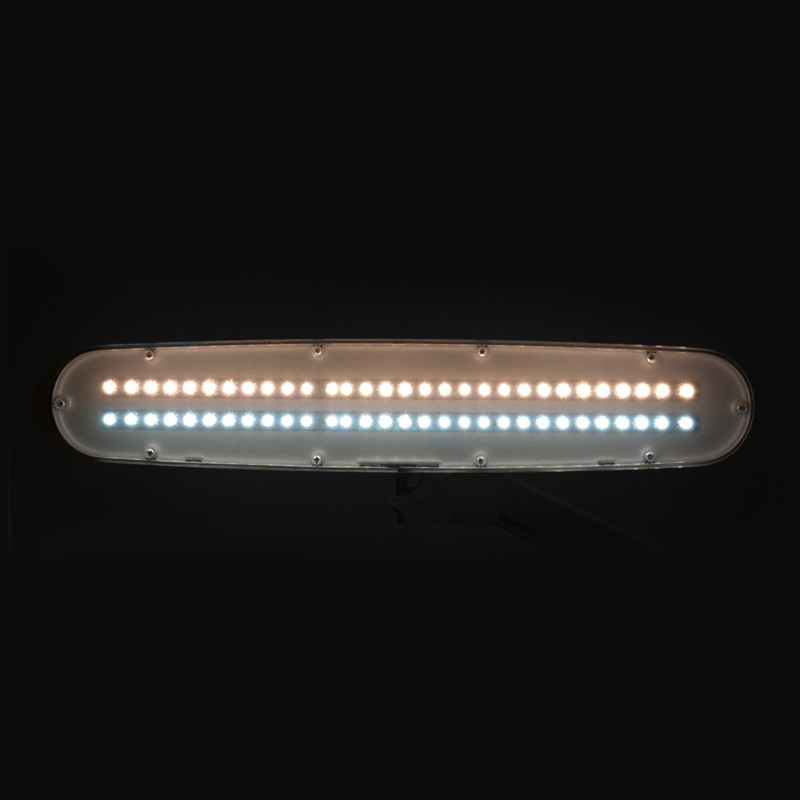 Elegant 801-tl led work lamp with a vice reg. white light intensity and color