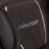 Sakura massage chair 306A wooden leather
