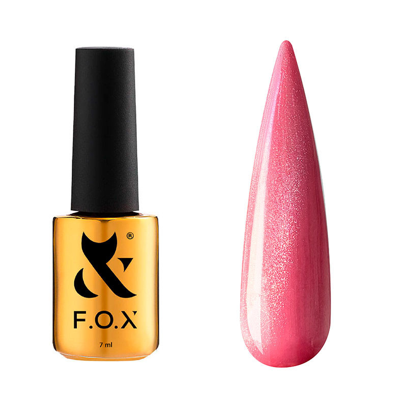 Värviline geellak Cat Eye Pink F.O.X - 7 ml