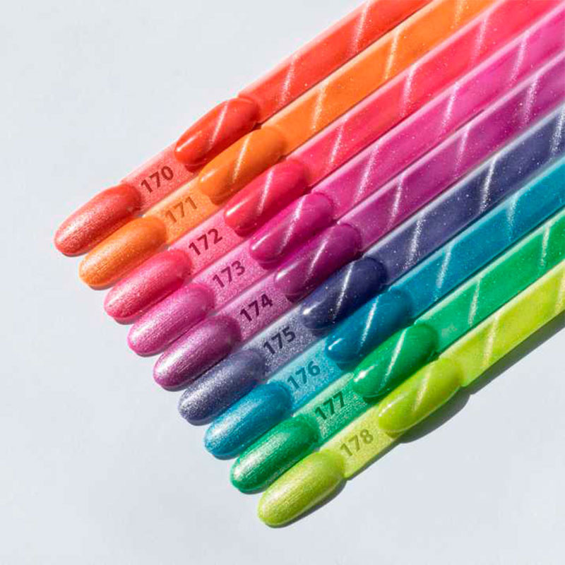 Color Gel Polish Molly Nails Neon Flash Cat Eye 177 - 8 g