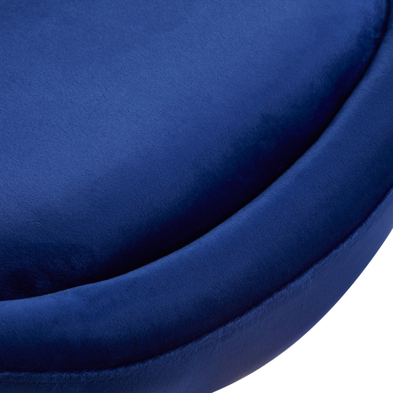 4Rico swivel chair QS-BL12G navy blue