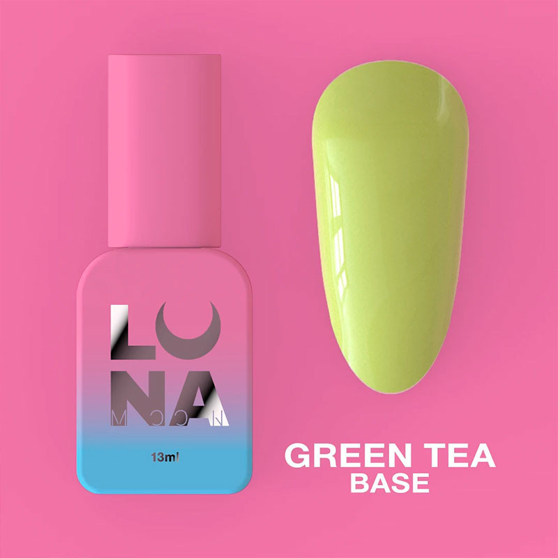 Kamuflaaž aluslakk Lunamoon Green Tea Base - 13 ml