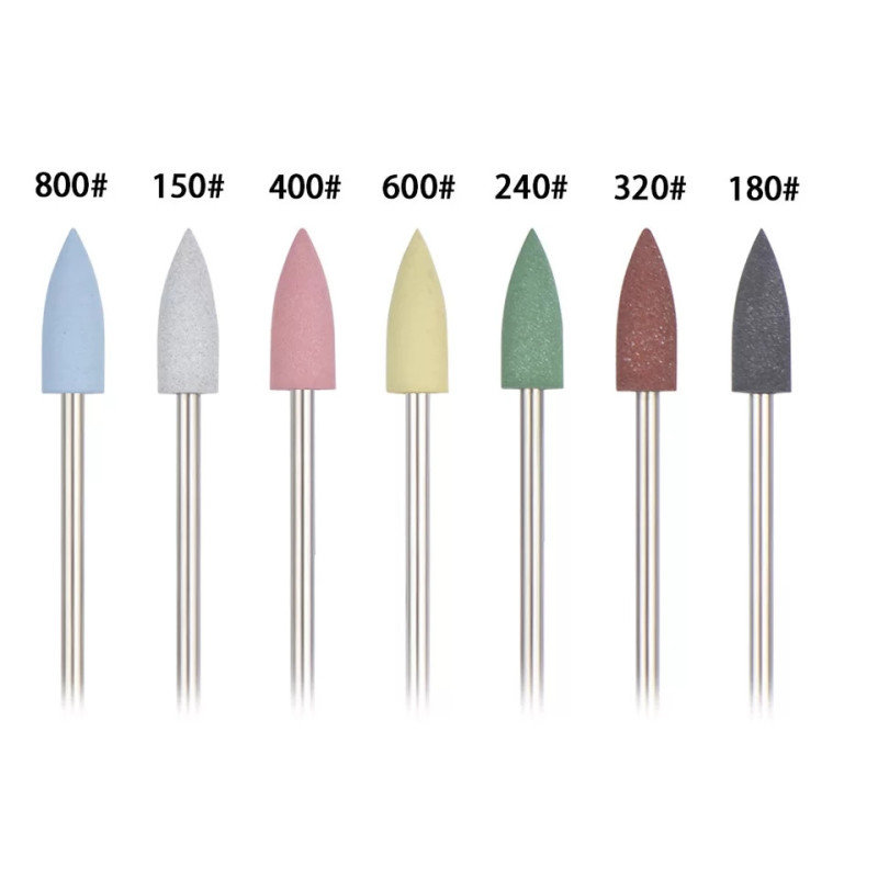 Silikoninen manikyyrin kiillotin – Orange Beauty Tools – 400 grit – vaaleanpunainen