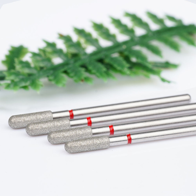 Timantti Terä - Sylinteri - Orange Beauty Tools - Punainen - 3.0 mm