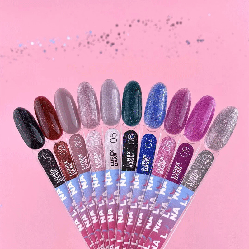 Камуфлирующая база Lunamoon Lurex Base Nr 8 - 13ml