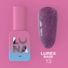 Kamuflaaž aluslakk Lunamoon Lurex Base Nr 13 - 13ml